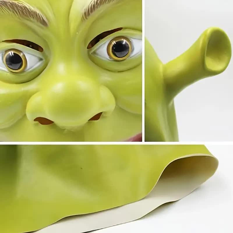 Shrek Maske aus Latex – Oger Maske