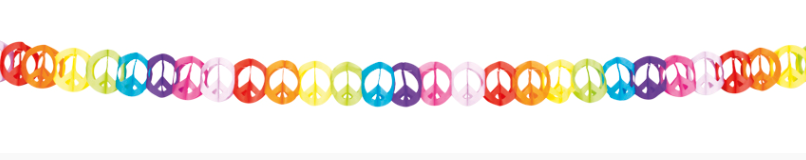 Hippie Girlande – Flower Power Deko