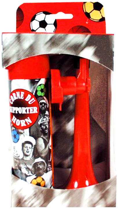 Gashorn mit Dose – Airhorn Fanartikel
