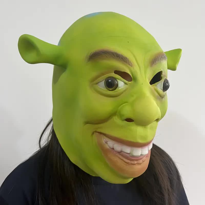 Shrek Maske aus Latex – Oger Maske