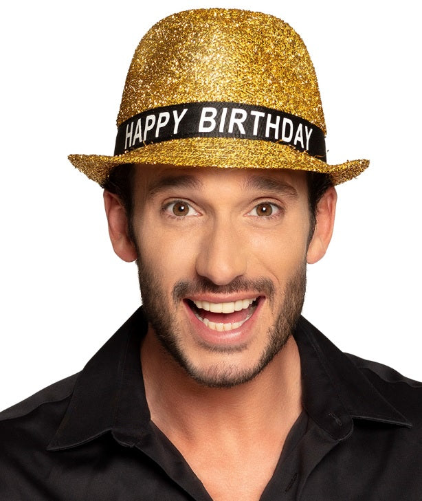 Happy Birthday Hut mit Glitzer – Party Hut