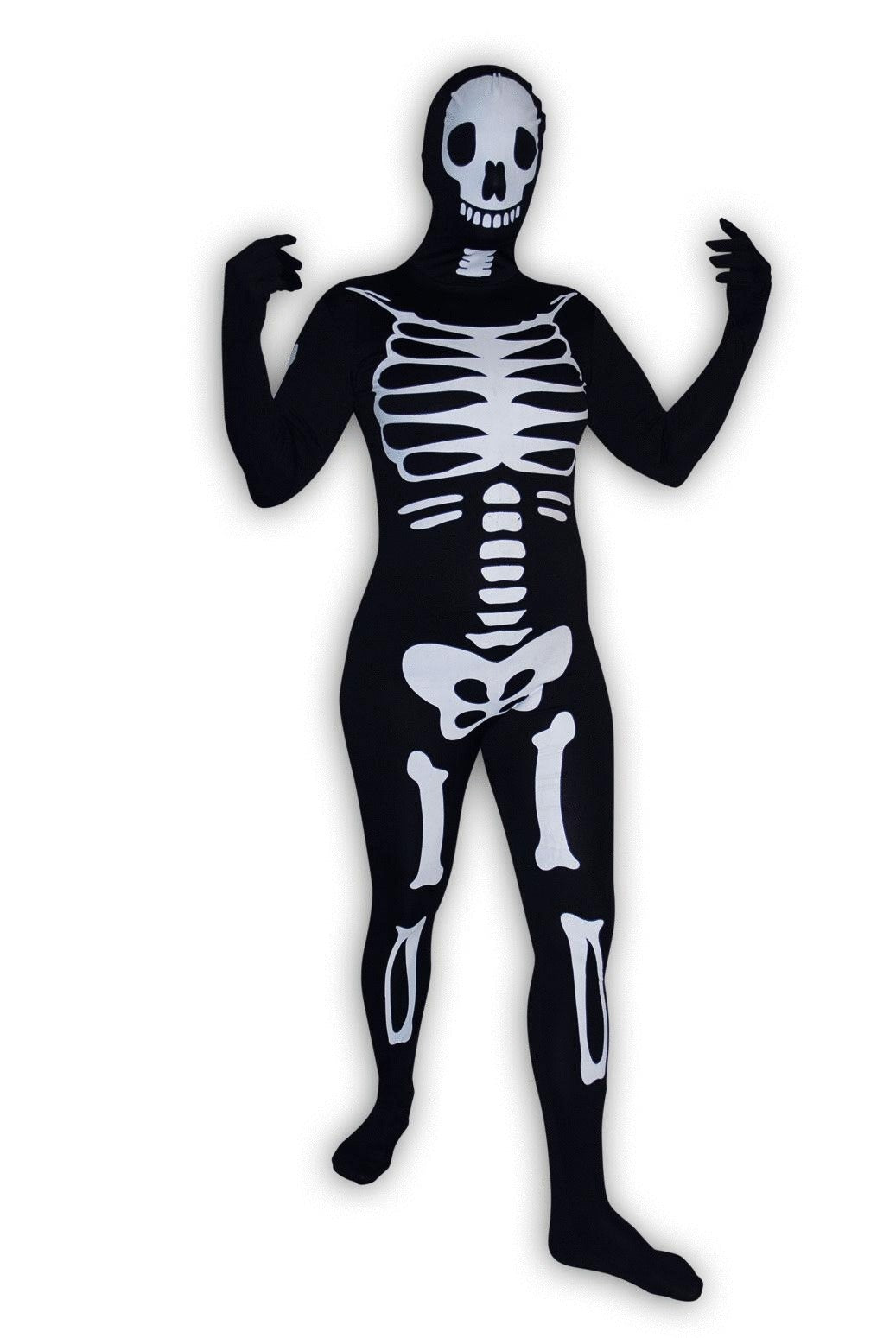 Skelett Morphsuit – Ganzkörperanzug