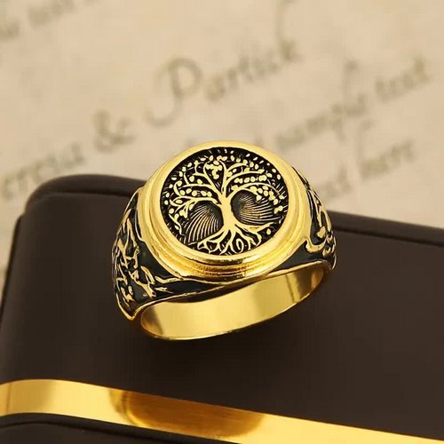 Fingerring Baum des Lebens – Keltischer Ring