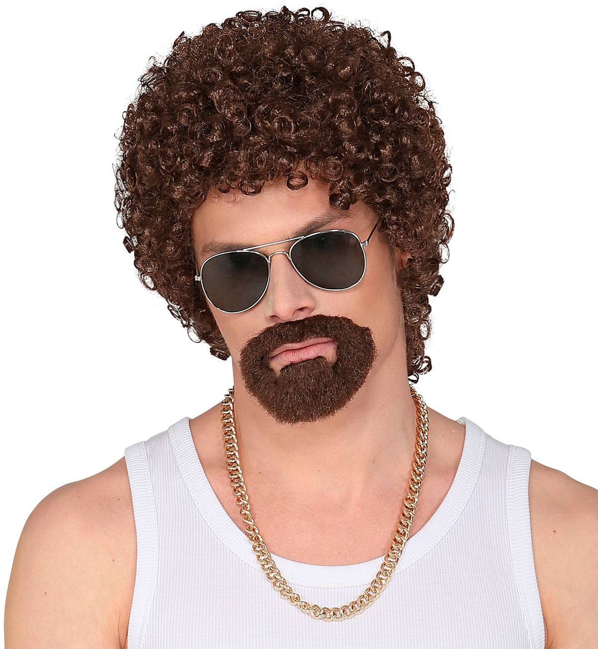 Perücke mit Henriquatre Bart – Herren Set
