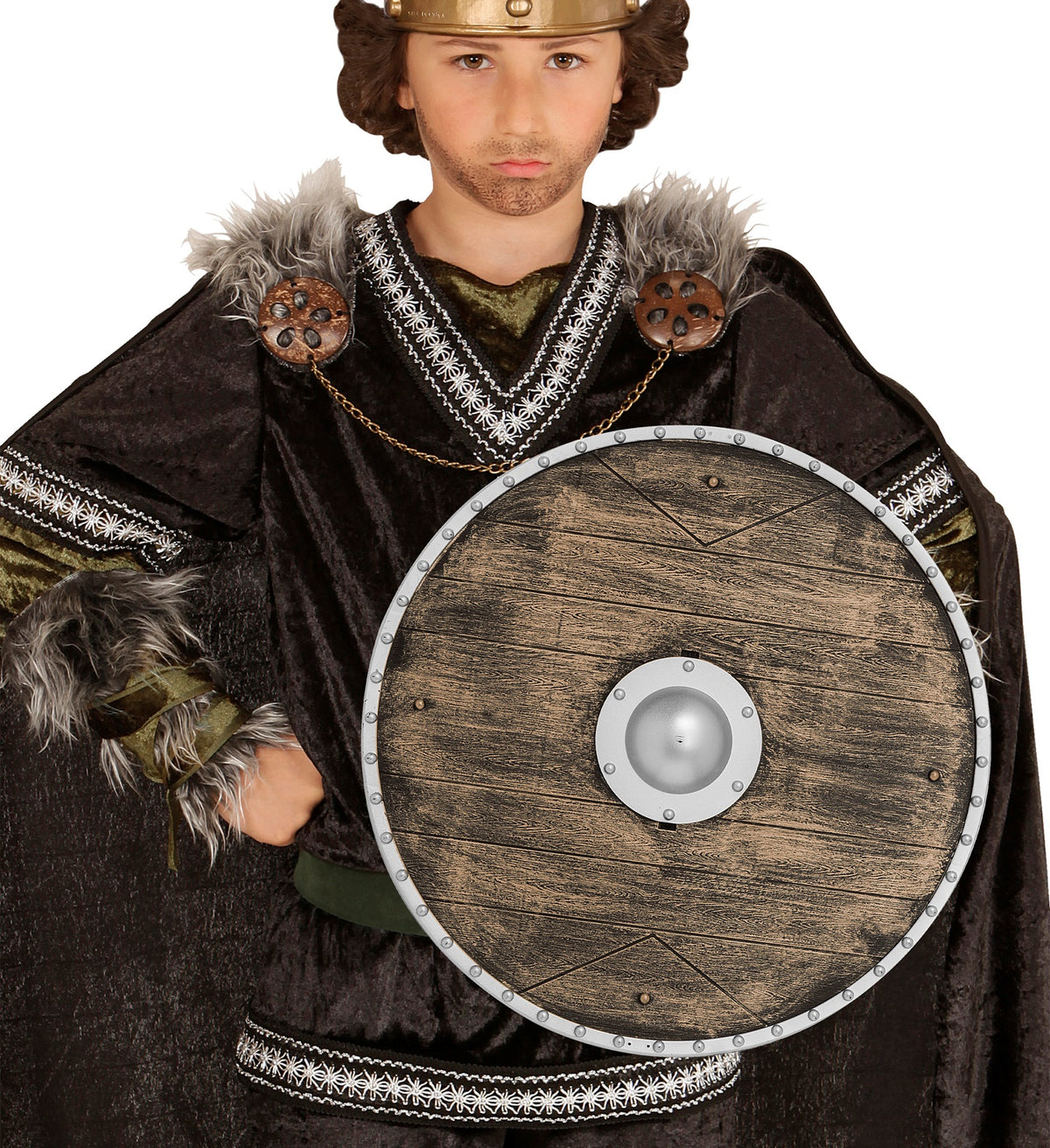 Highlander Schild für Erwachsene – Schotte und Wikinger