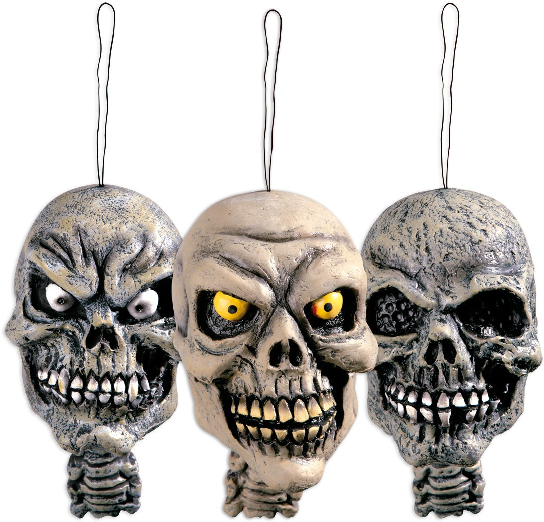 Totenschädel Hängedeko für Halloween
