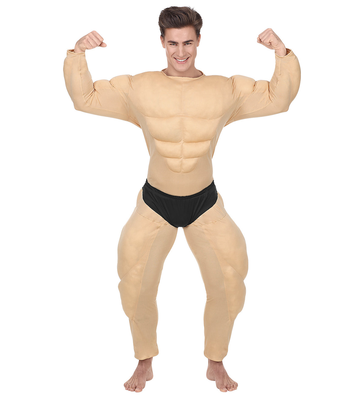 Muskelbody Kostüm – Bodybuilder Jumpsuit