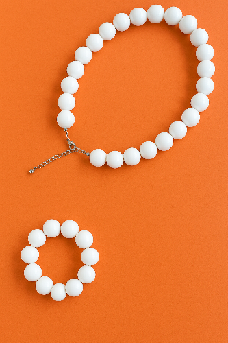 Perlenkette mit Armband – Perlen Set