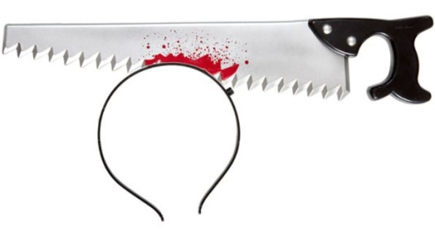 Säge durch den Kopf – Halloween Haarreif