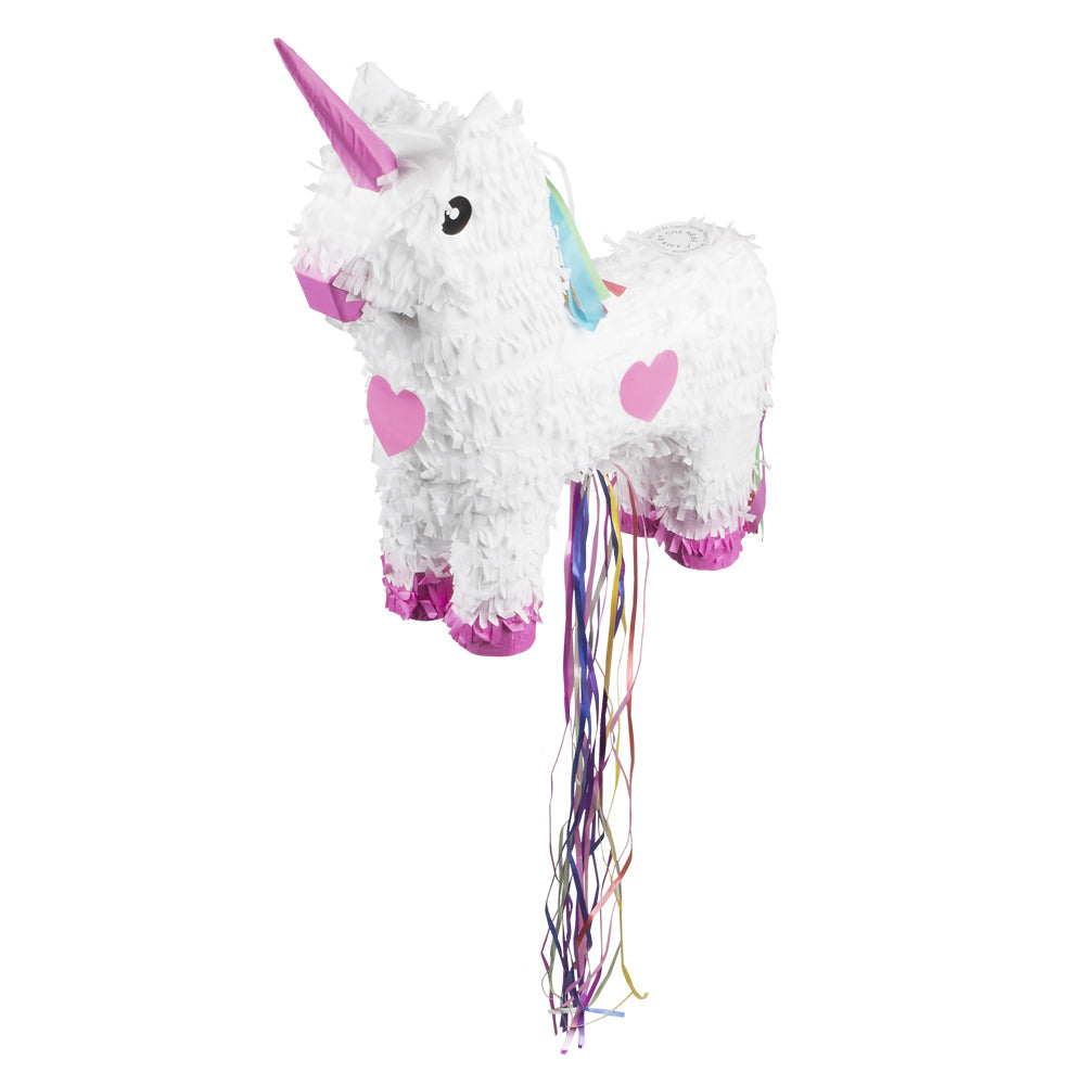 Einhorn Piñata zum Ziehen – Geburtstagsparty Spiel