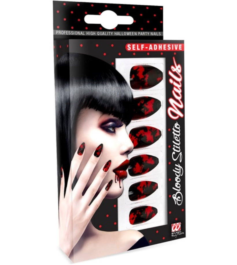 Vamp & Devil Nägel Set für Halloween