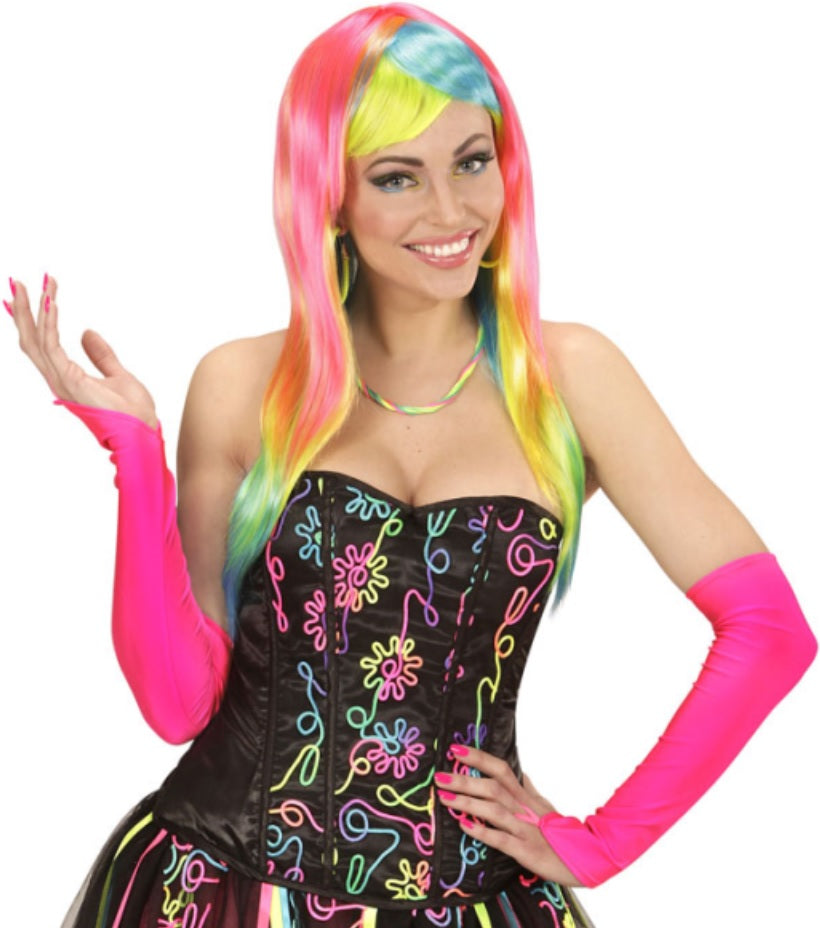 Satinhandschuhe – 80er Party