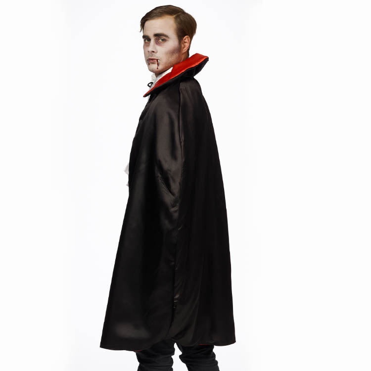 Dracula Umhang mit Kragen für Erwachsene