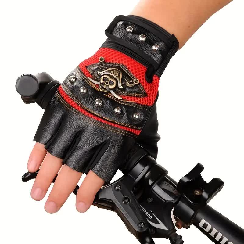 Rocker Handschuhe – Steampunk Nieten
