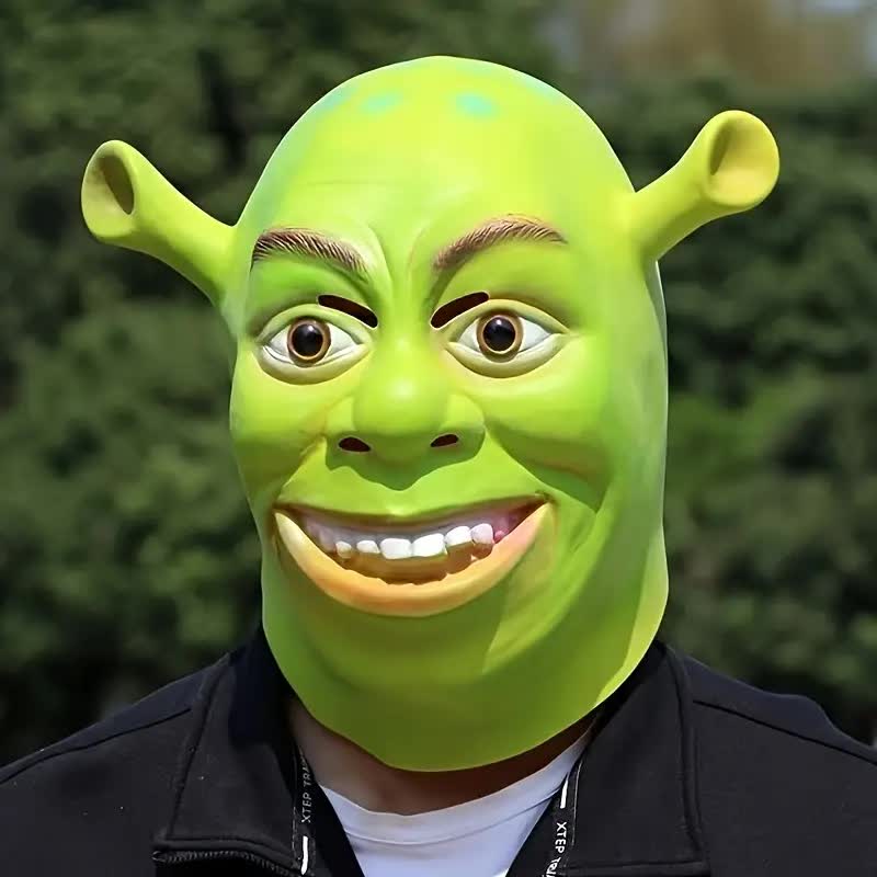 Shrek Maske aus Latex – Oger Maske