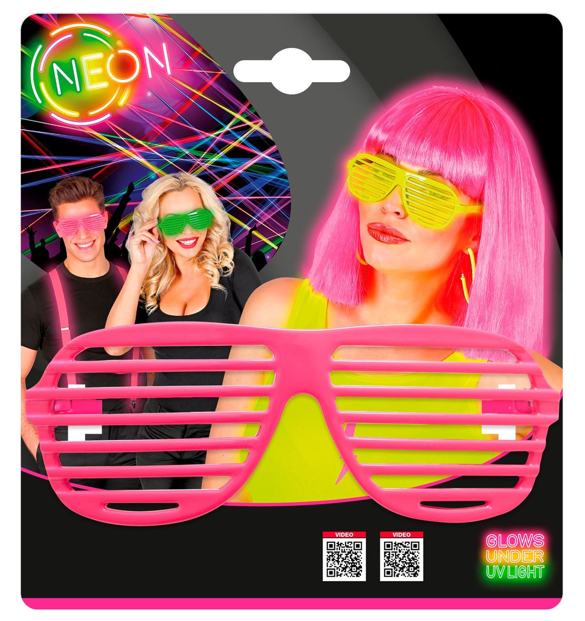 80er Jahre Gitterbrille – Shutter Shades