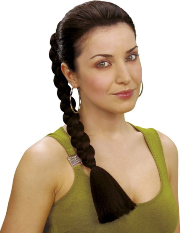 Zopf mit Haarspange – Haarteil