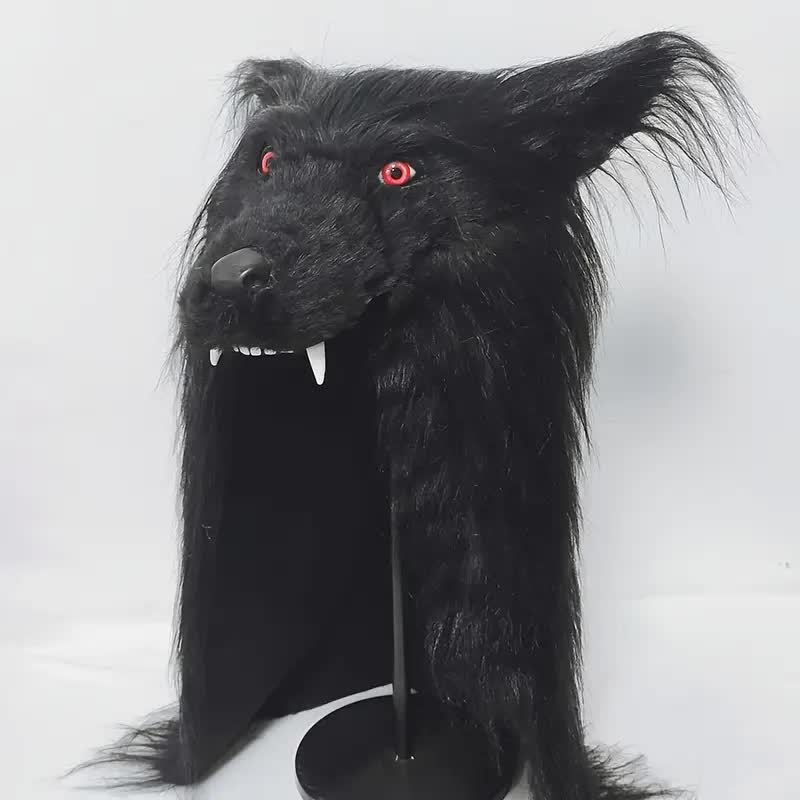 Wolf Kopfbedeckung – Wikinger Halloween