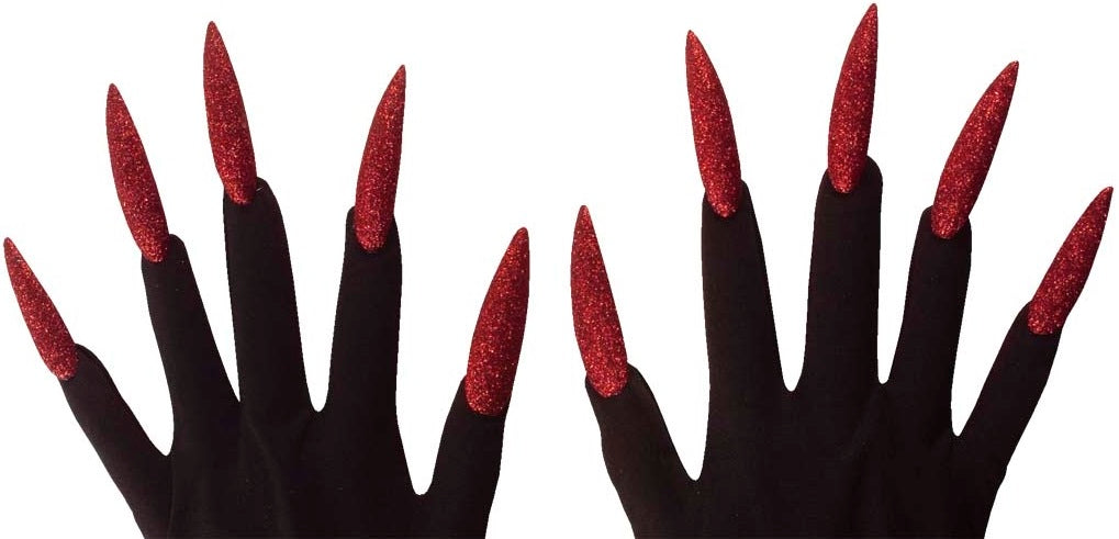 Handschuhe mit Krallen – Monster & Hexe
