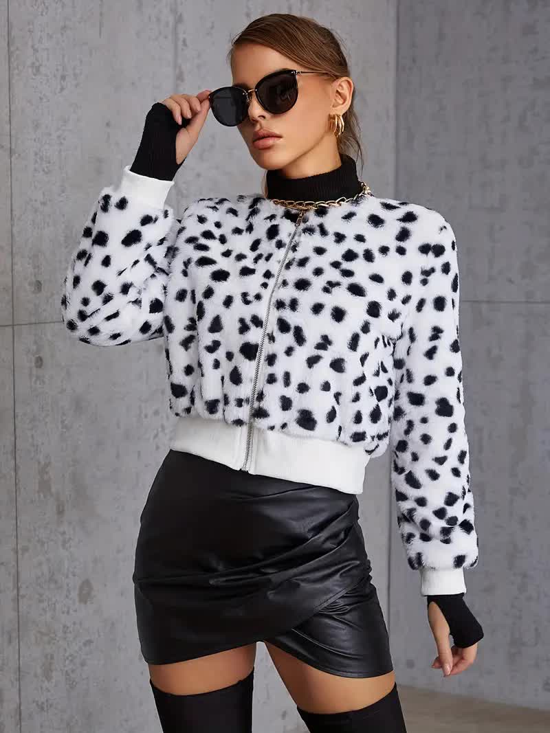 Dalmatiner Jacke Damen – Cruella