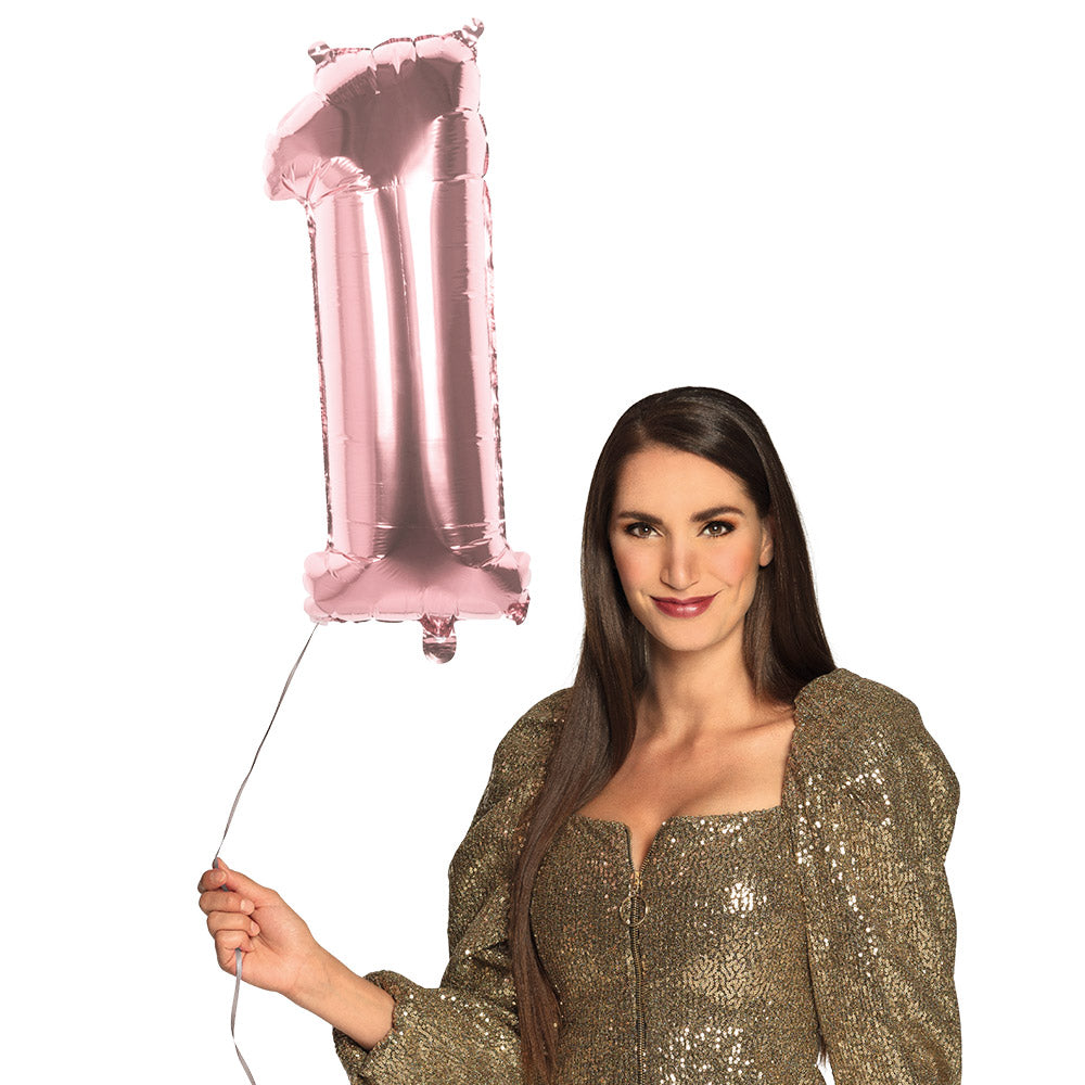 Folienballon Zahl 1 – Geburtstag Deko