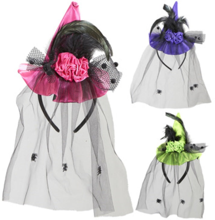 Hexenhut Haarschmuck – Halloween Fascinator