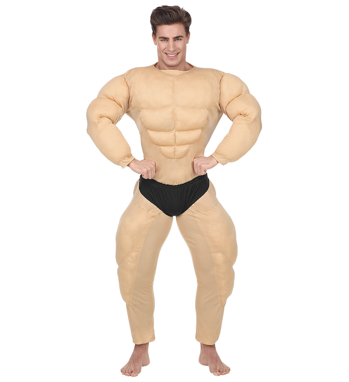 Muskelbody Kostüm – Bodybuilder Jumpsuit