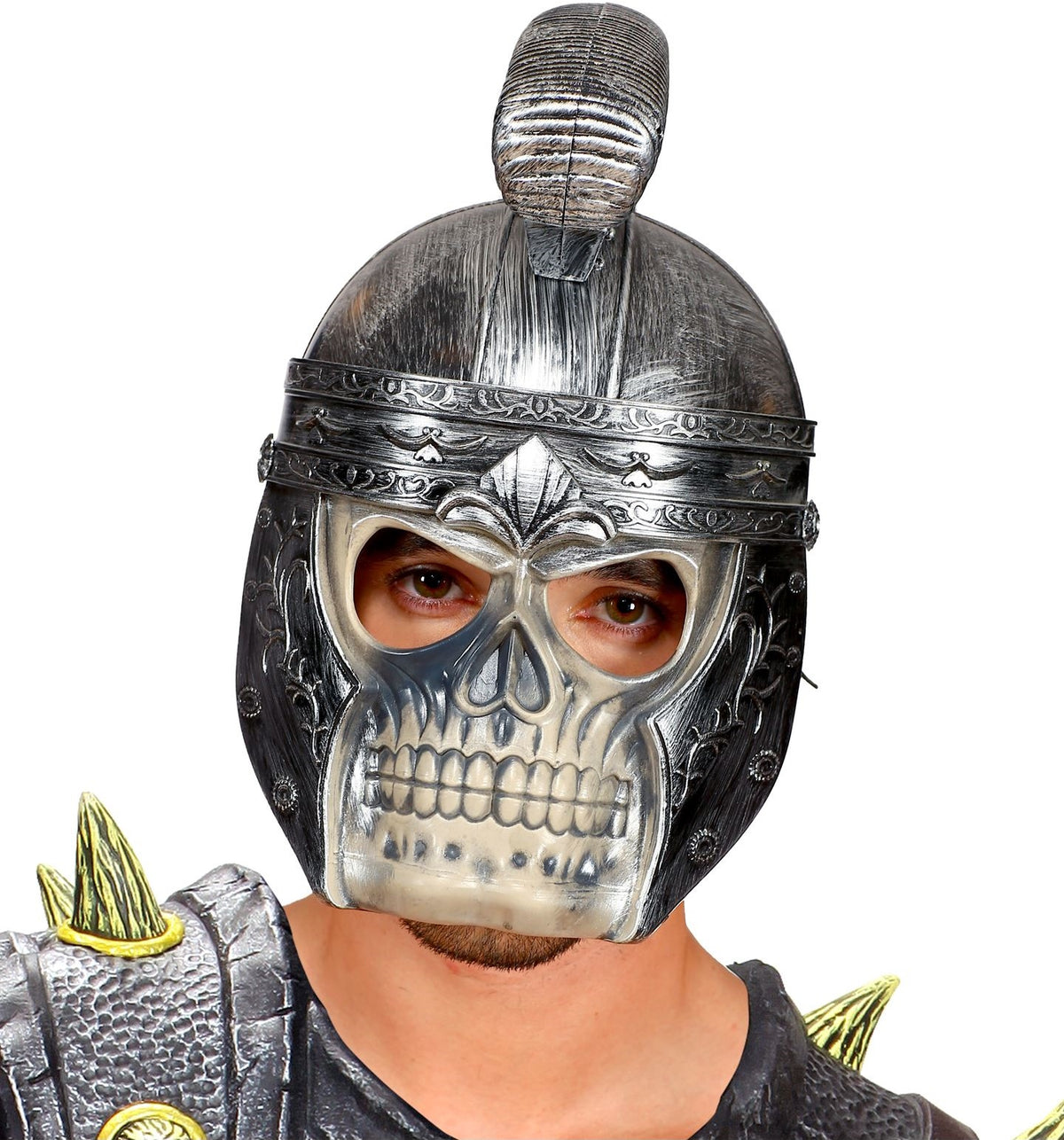 Totenkopf Helm Dead Soldier für Erwachsene