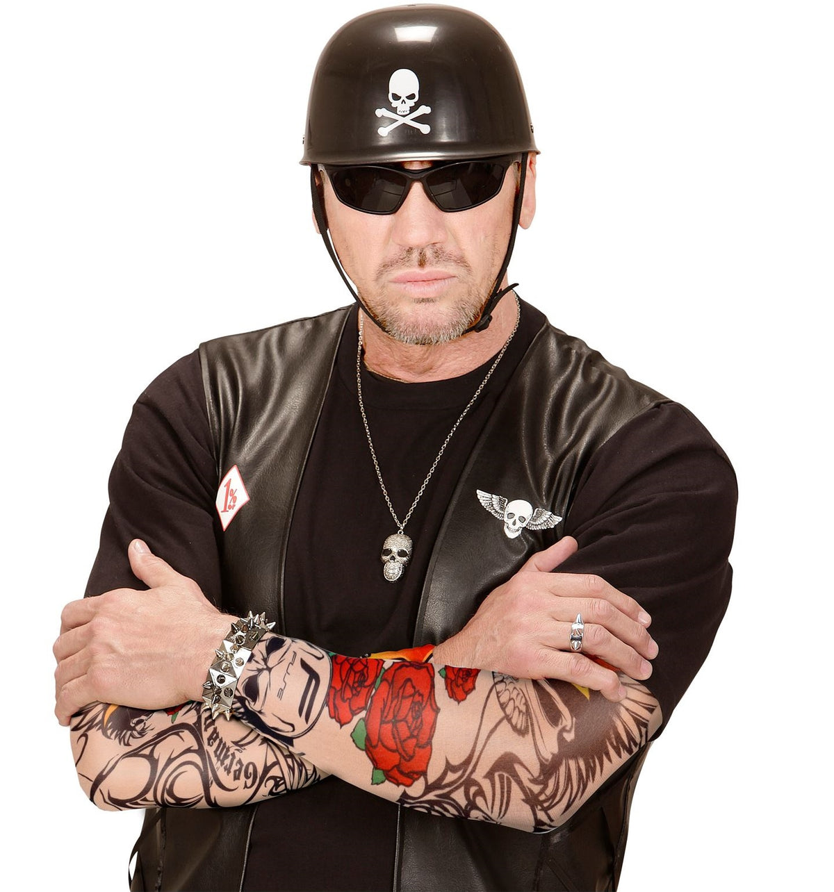 Tattoo Ärmlinge Biker – 2 Stück