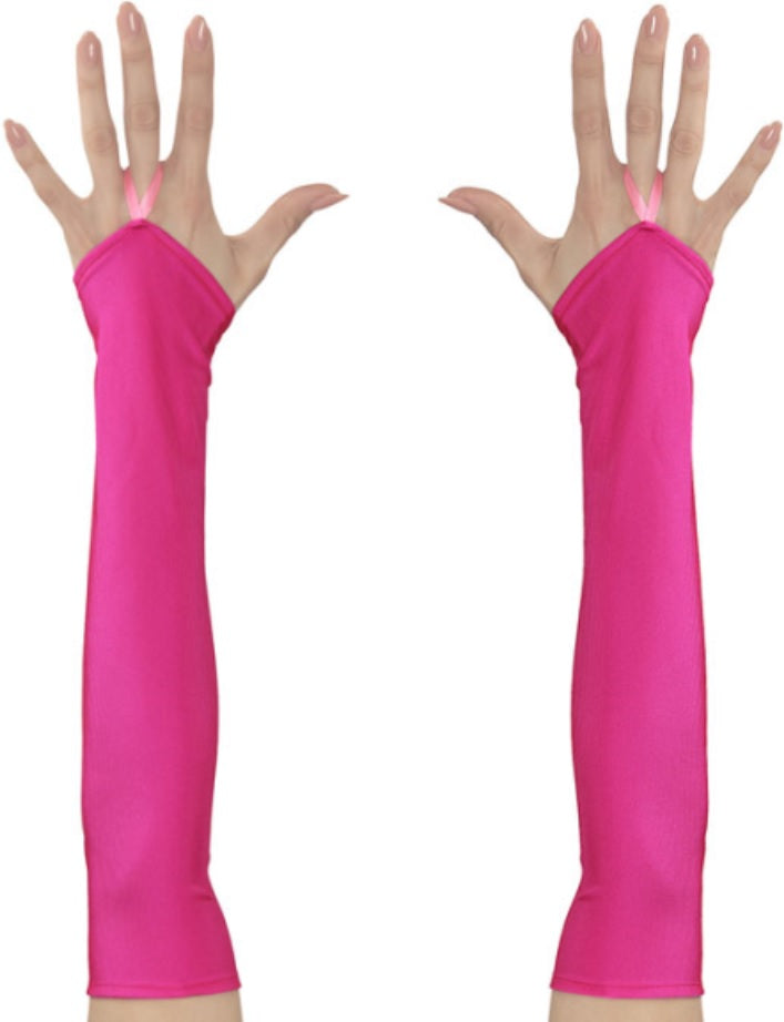 Satinhandschuhe – 80er Party