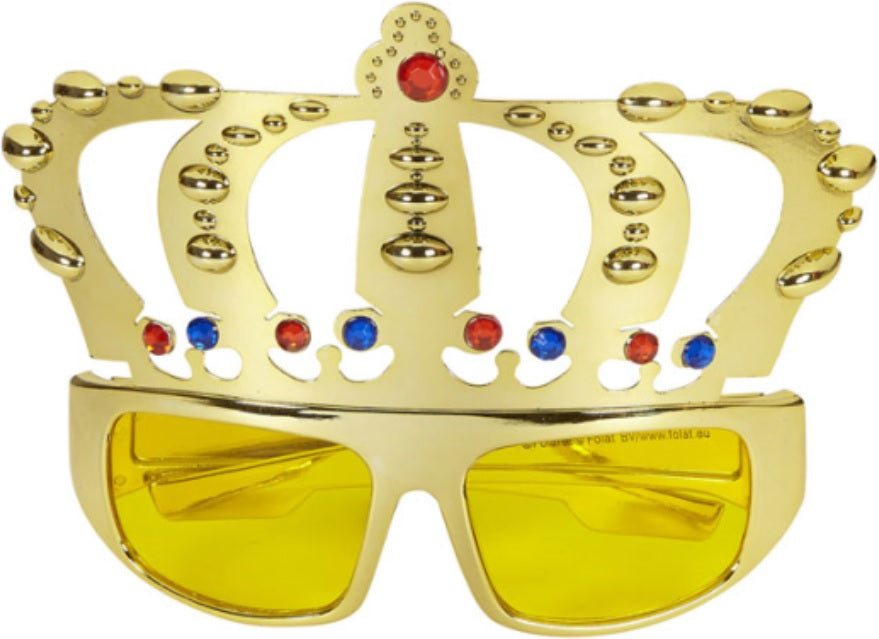 Königs Brille mit Krone – Partybrille