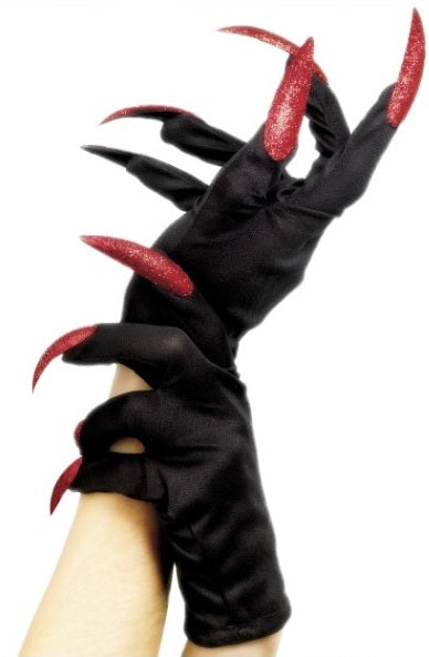 Handschuhe mit Krallen – Monster & Hexe