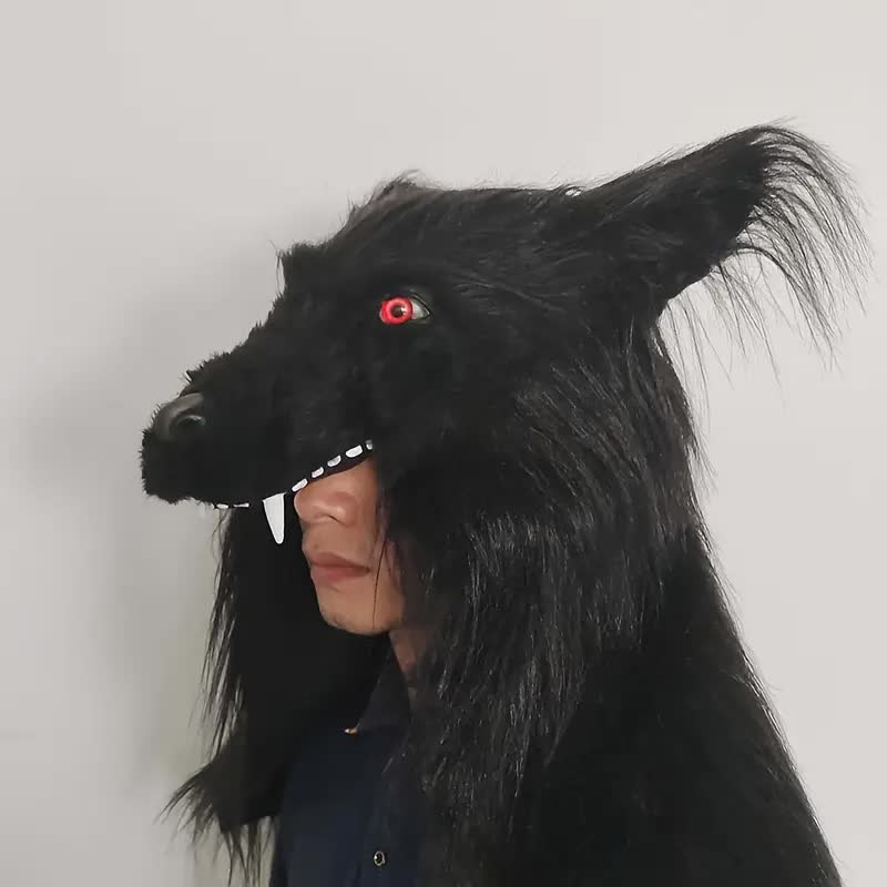 Wolf Kopfbedeckung – Wikinger Halloween