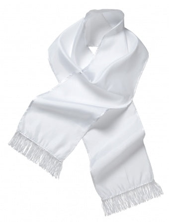 Schal Kostüm aus Satin mit Fransen