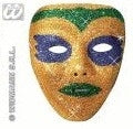 Glitzer Maske aus Plastik