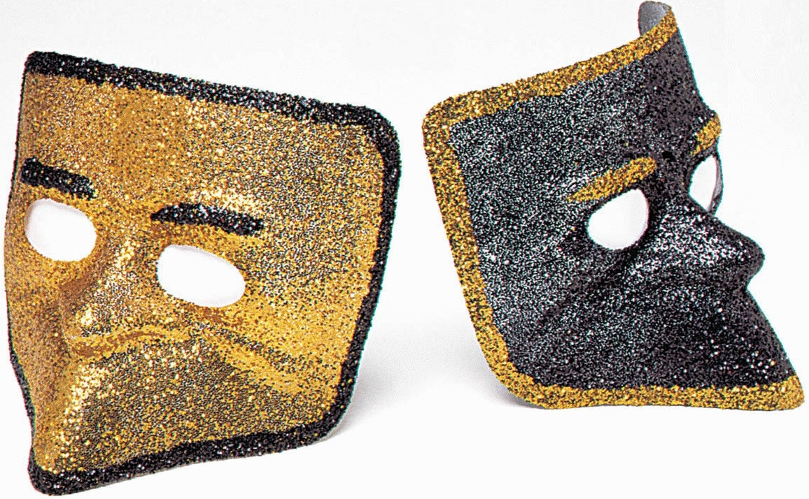 Venezianische Glitzer Augenmaske