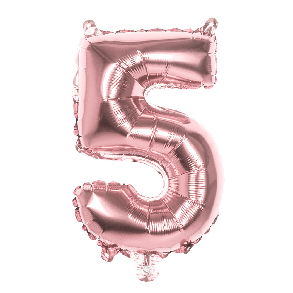 Folienballon Zahl 5 – Geburtstag Deko