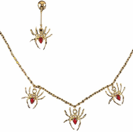 Spinnen Schmuckset – Hexen Schmuck