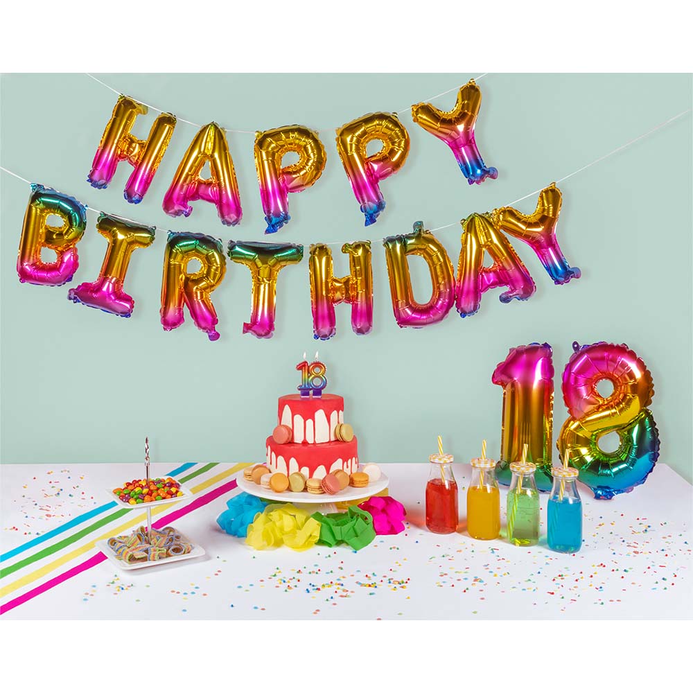 Happy Birthday Folienballons – Geburtstagsdeko