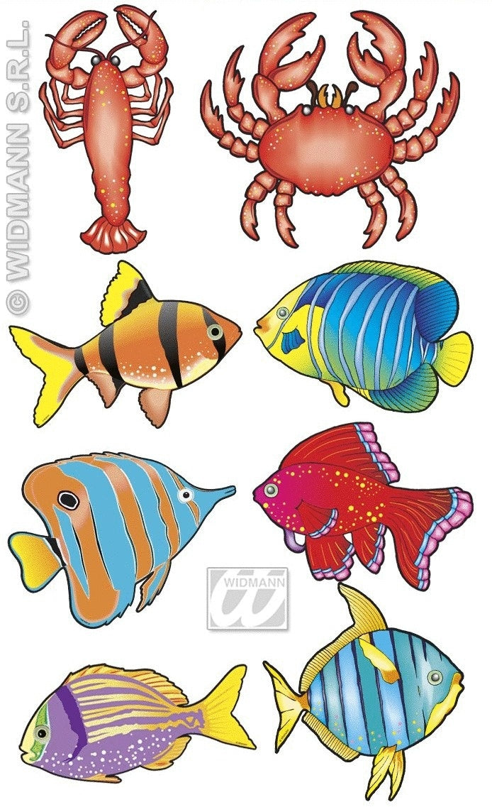 Fisch Set – Hawaii Wanddekoration