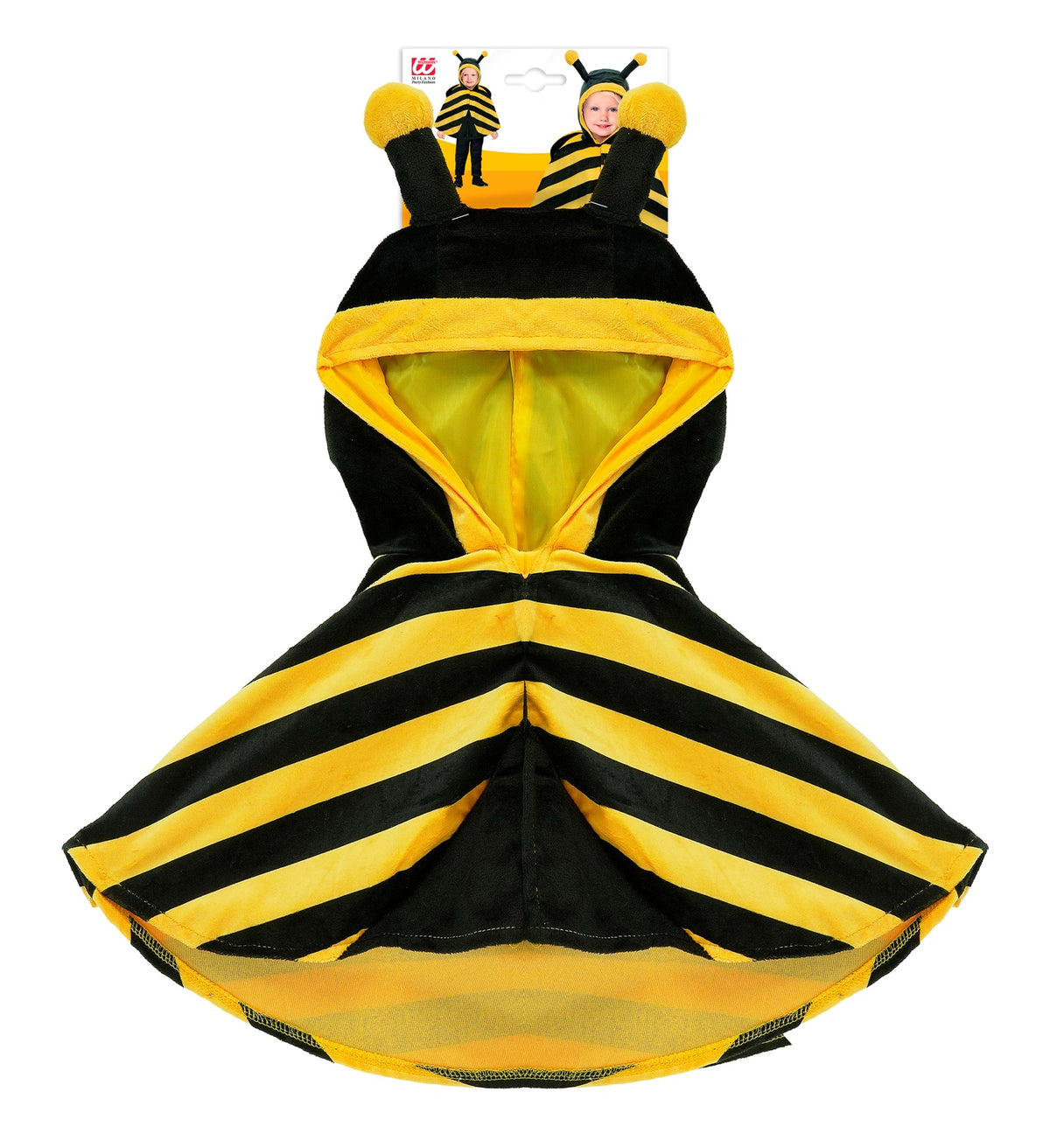 Bienen Umhang mit Kapuze und Fühlern