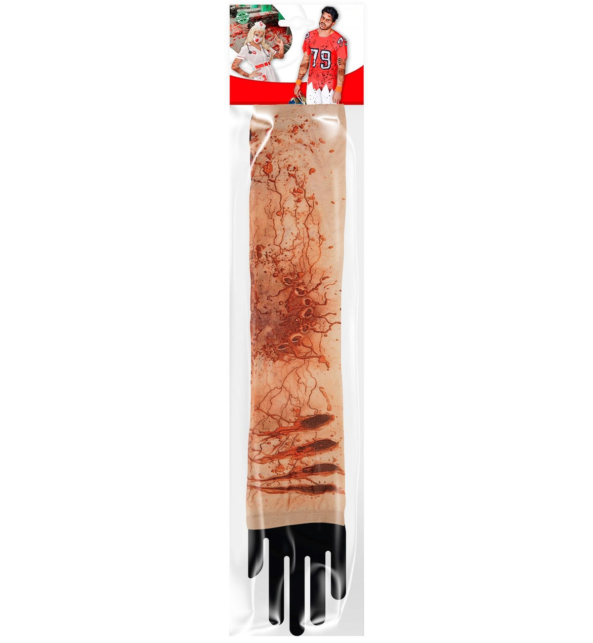 Tattoo Ärmlinge mit Fakeblut – Armstulpen
